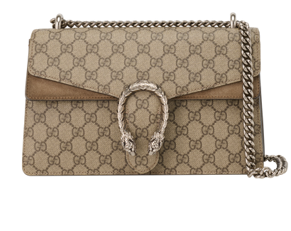 Dionysus Wallet On Chain, &pound;650, Handbags, Beige, Canvas, Front view